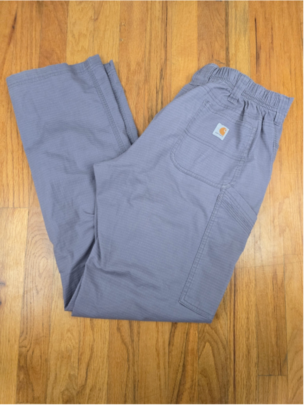 Carhartt C56418 Men’s Rugged Flex Ripstop Cargo Scrub Pants Medium Tall Gray
